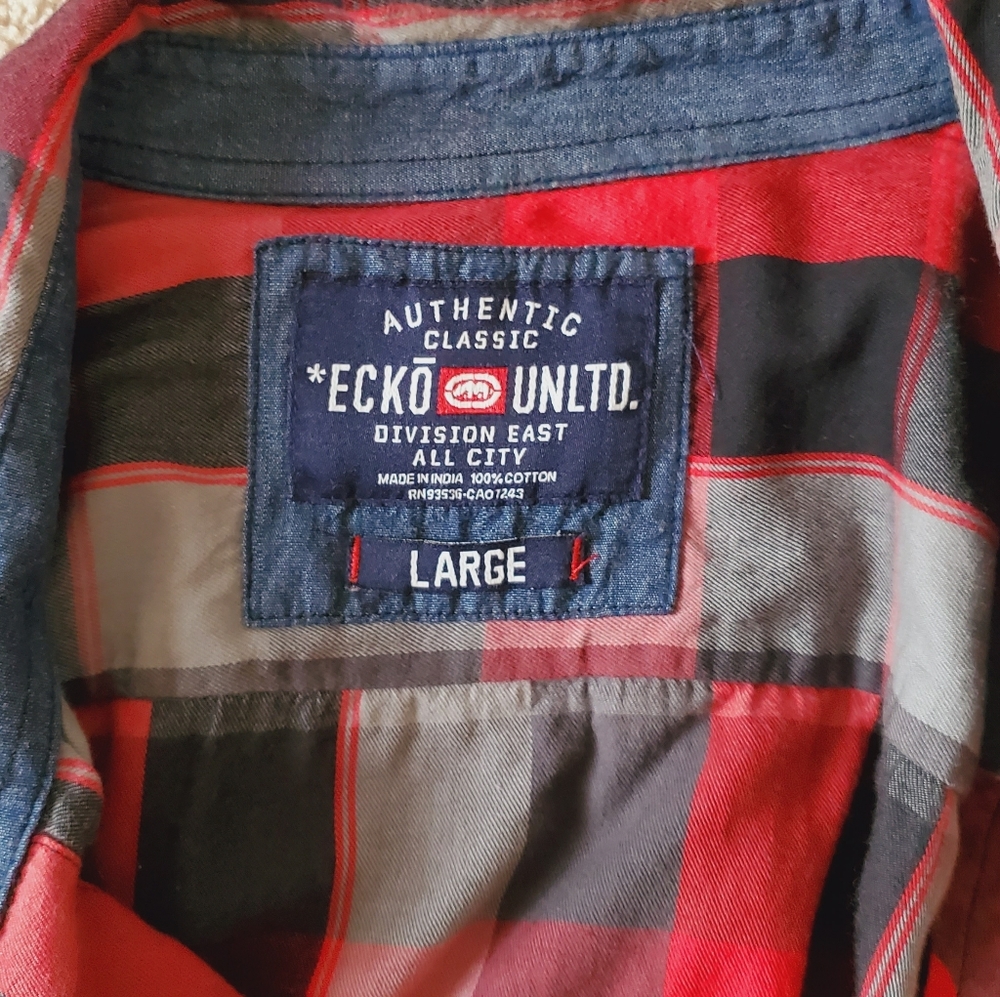 Ecko Flannel shirt short sleeve - Picture 5 of 5